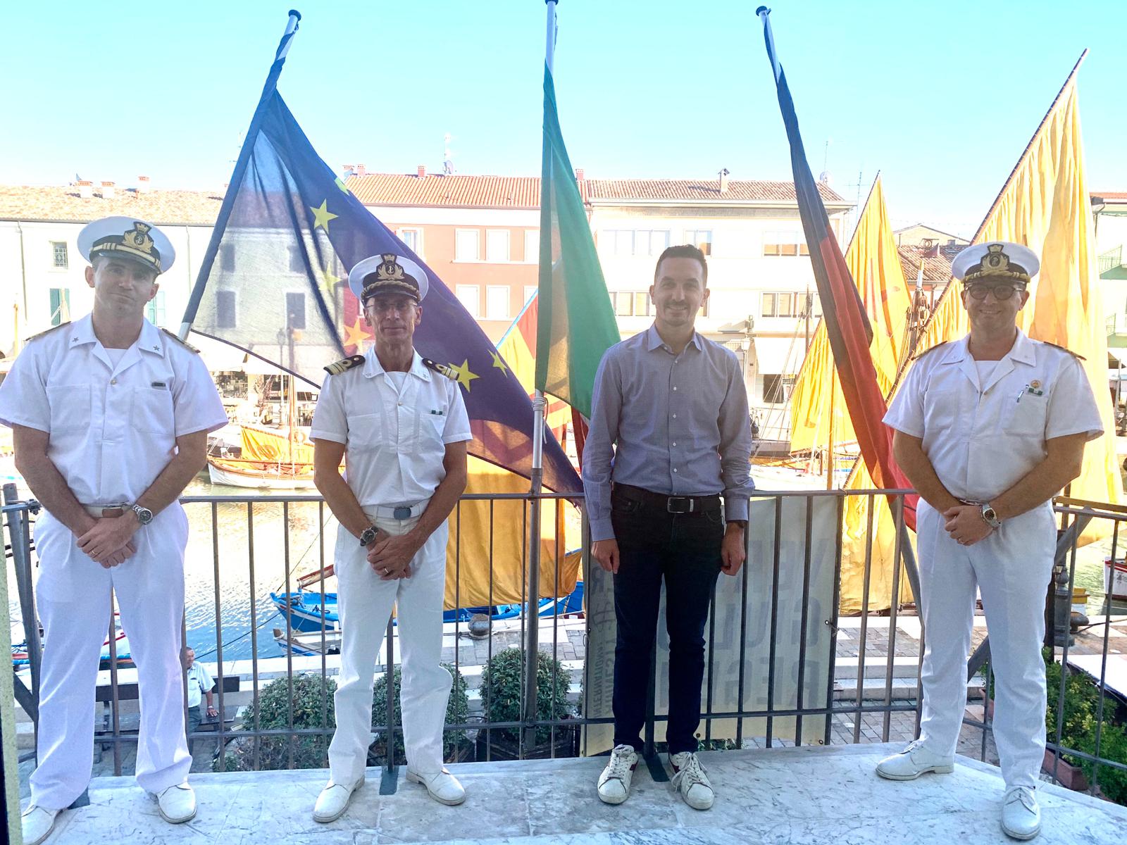 Il Sindaco Gozzoli ha incontrato il nuovo comandante della Capitaneria di Porto di Rimini  foto 