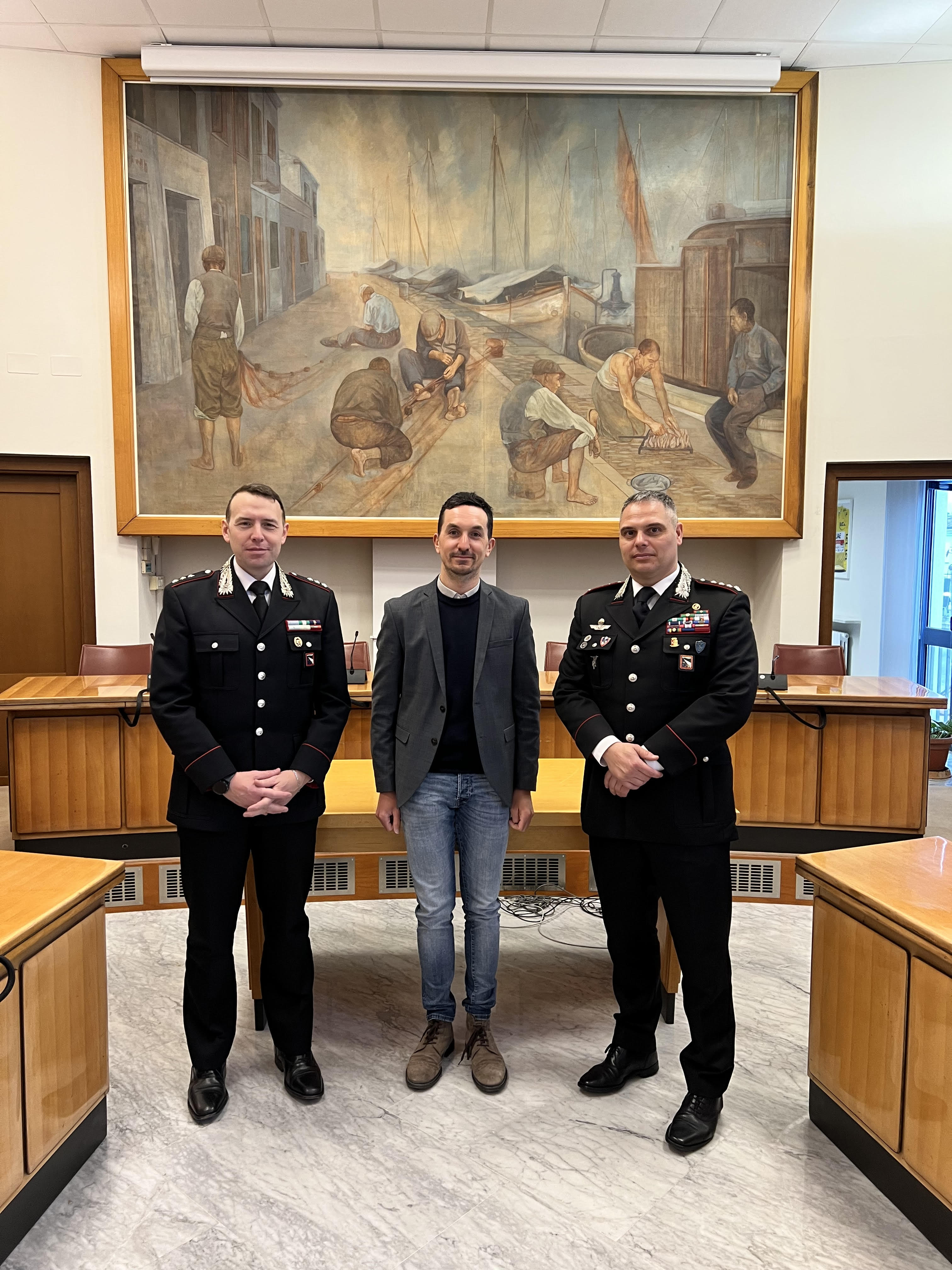 Il sindaco Matteo Gozzoli ha incontrato il nuovo comandante provinciale dei Carabinieri