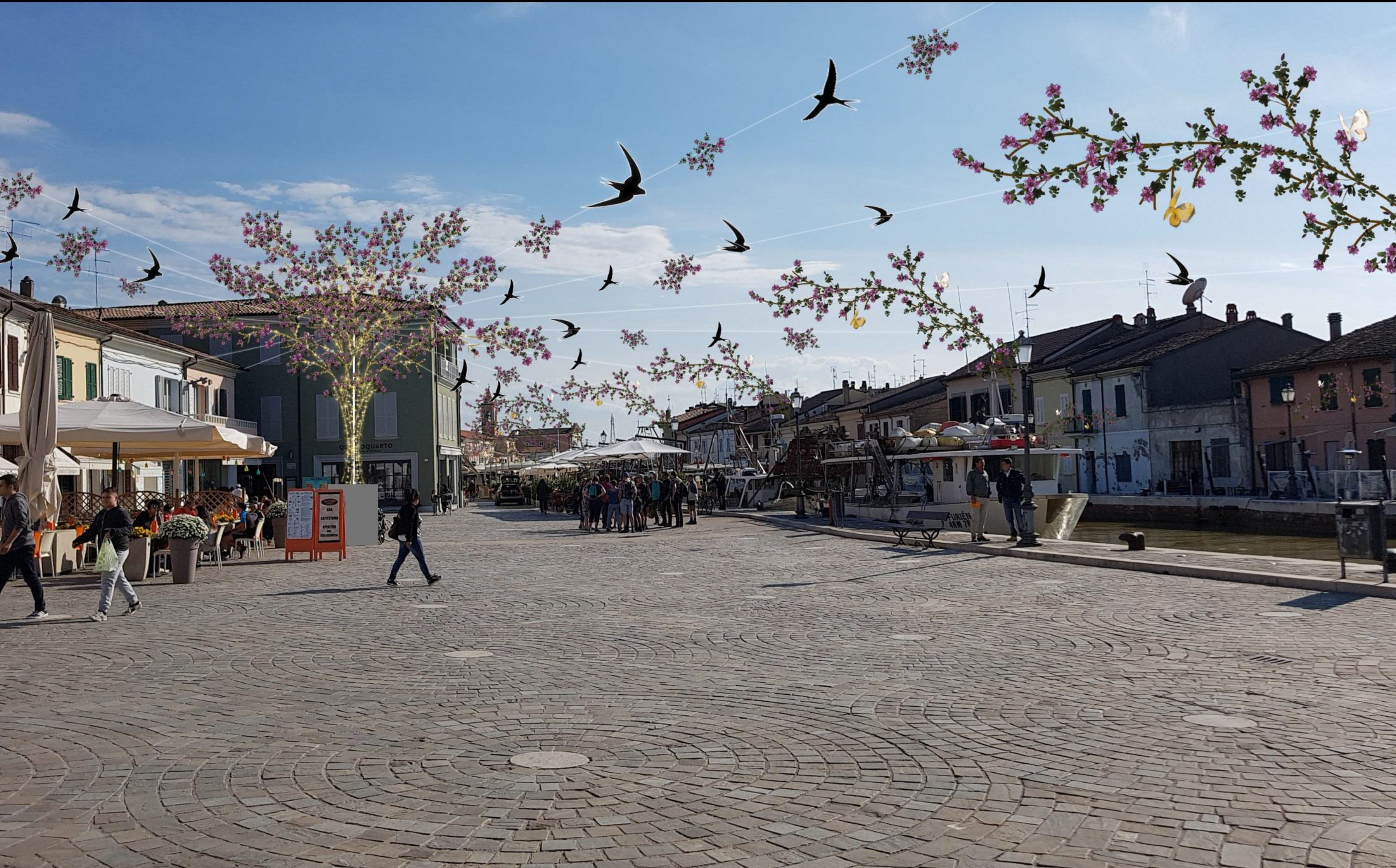 La Pasqua a Cesenatico con Fiori in primavera, isole verdi e una via dedicata a Leonardo  foto 