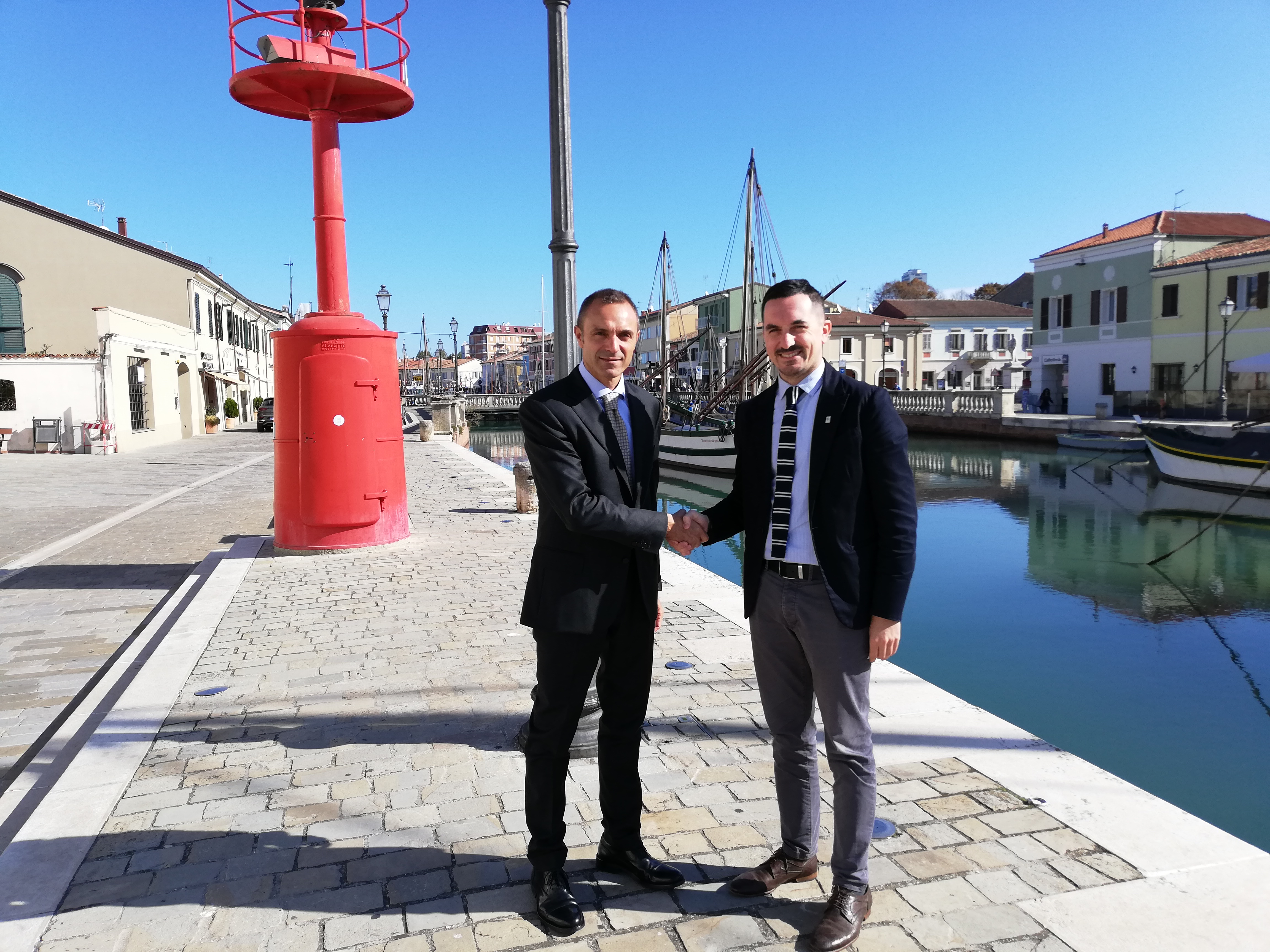 Il Sindaco Matteo Gozzoli incontra il nuovo Dirigente del Commissariato di Polizia di Cesena foto 