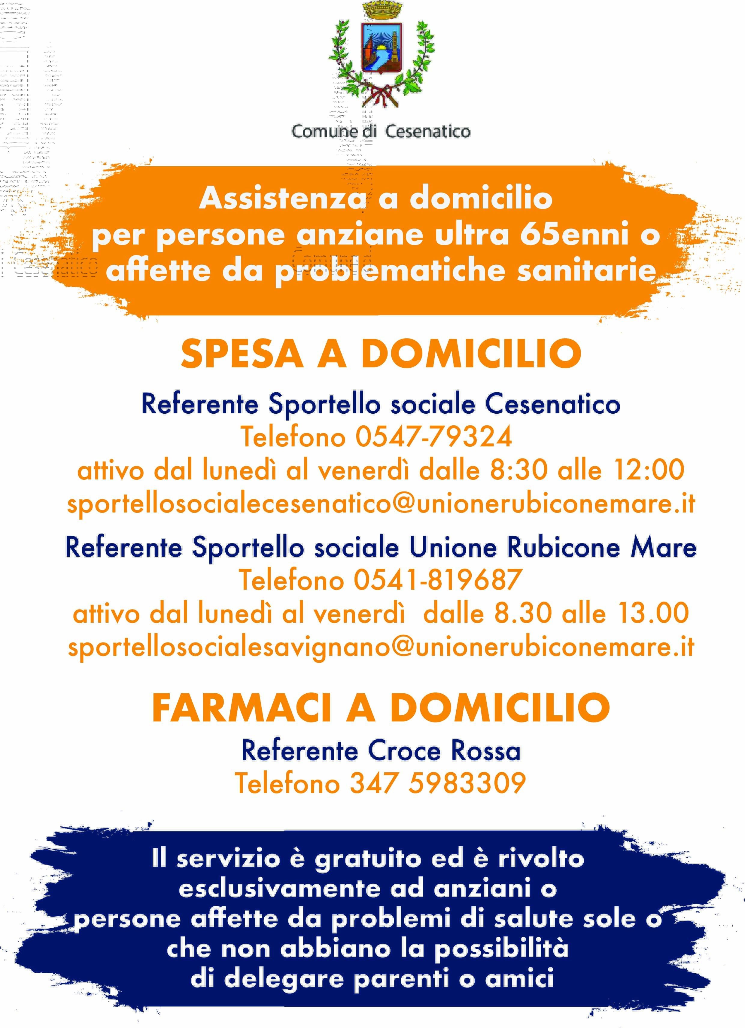 Farmaci e spesa a domicilio per anziani e soggetti più vulnerabili  foto 