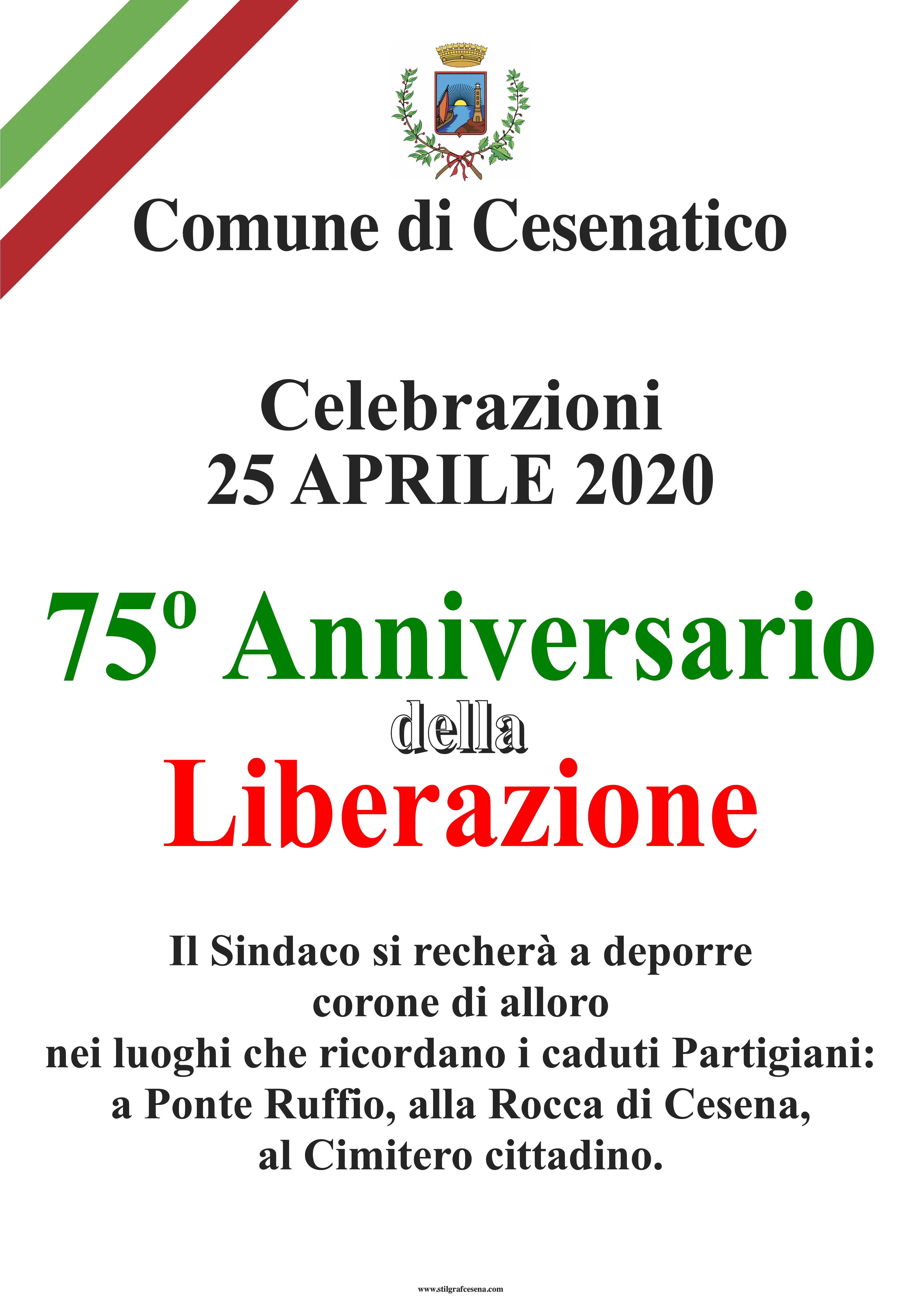 25 aprile 2020: 75° anniversario della Liberazione dal regime nazifascista foto 