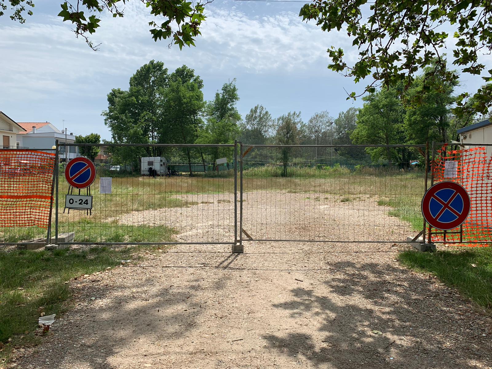 Area Ex Peligro attrezzata per la sosta camper