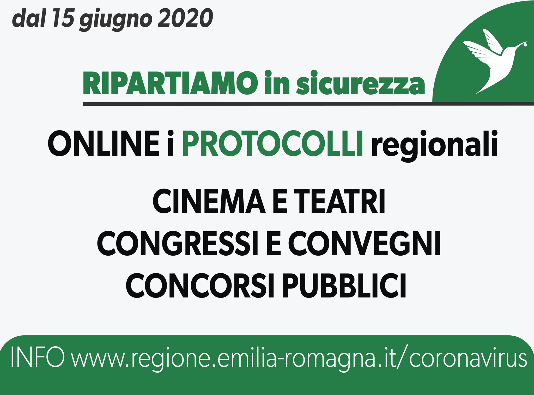 Firmata una nuova ordinanza regionale, dal 15 giugno ripartono cinema, teatri e spettacoli dal vivo 