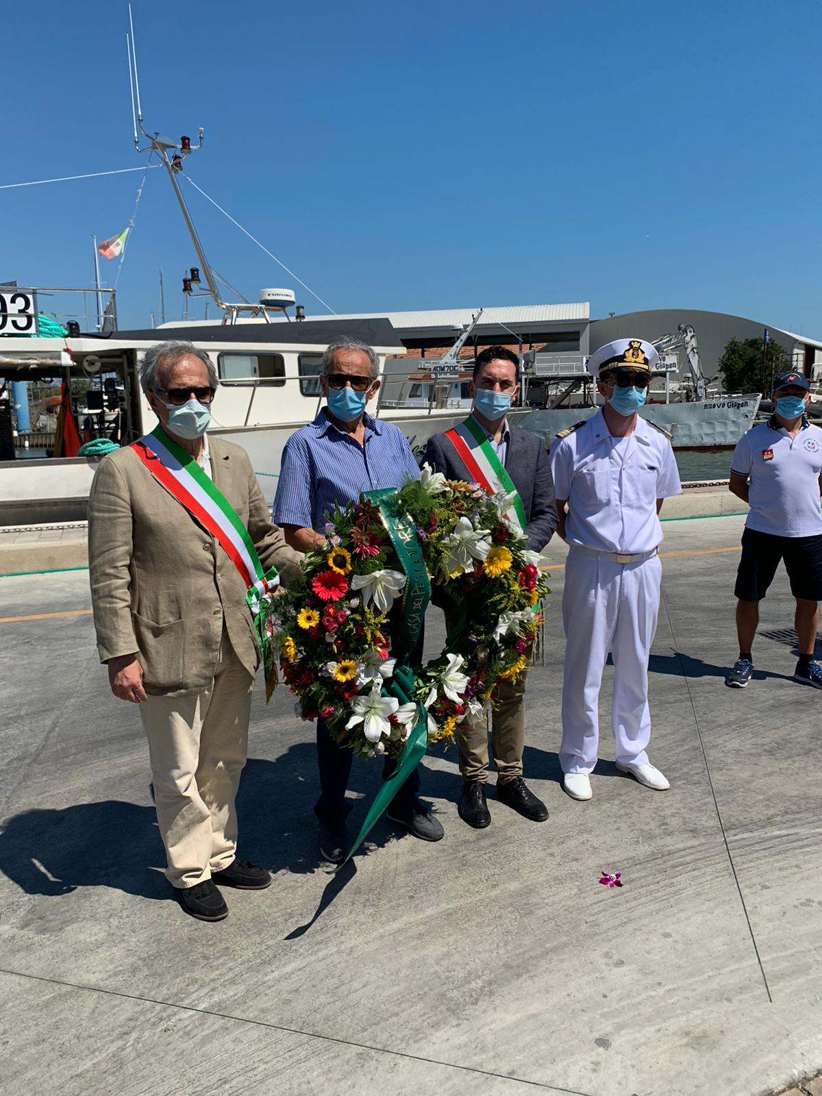 Cesenatico ricorda le vittime del naufragio del 21 luglio 1946