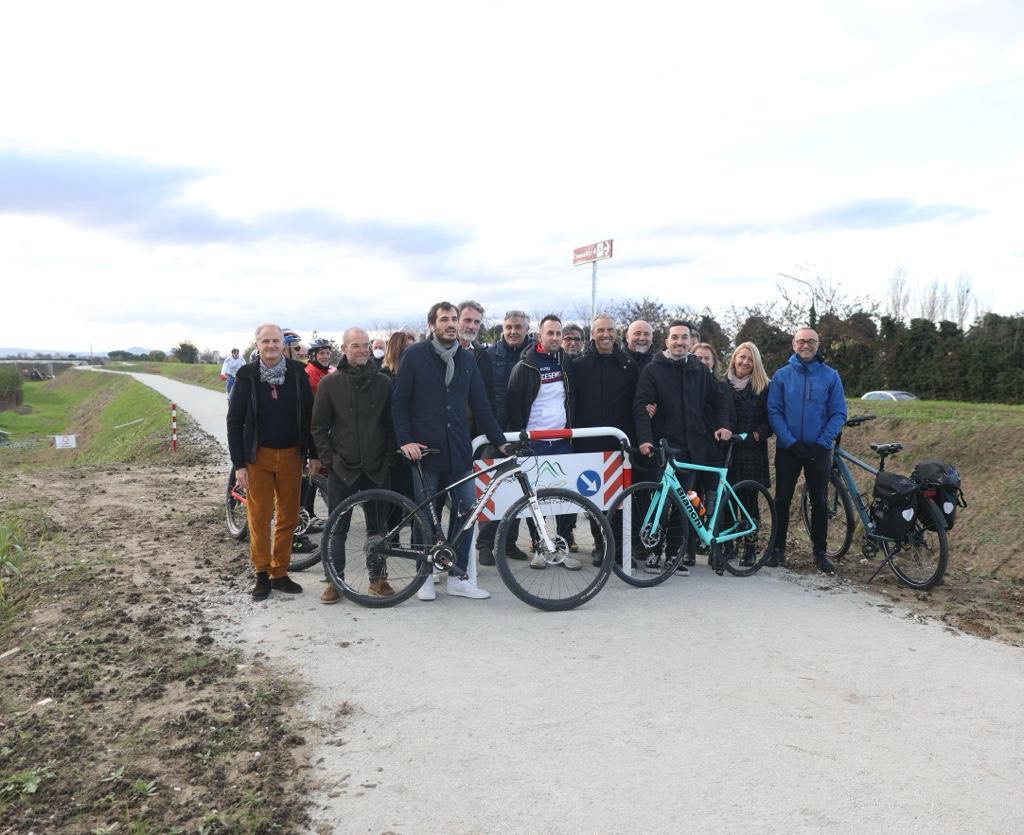 Macerone-Sala 3 chilometri e 750 metri: il primo tratto della Ciclovia del Pisciatello è realtà