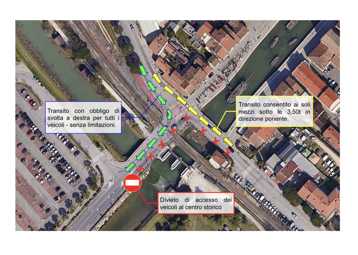 Modifiche alla viabilità sul Ponte del Gatto